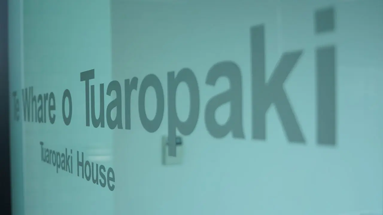 Office Glass Office Door Sign Tuaropaki Resized